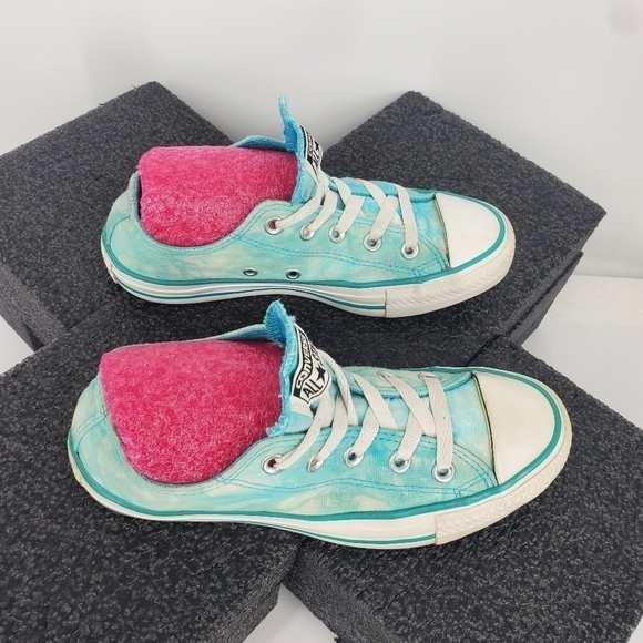 Converse Shoes M4 W6 All Star Chuck Taylor 142453F Turquoise Sneaker - Picture 4 of 11
